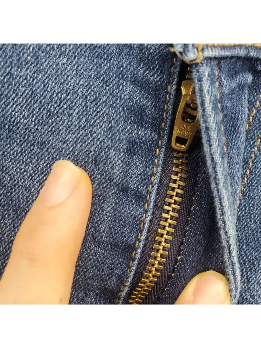 Old Navy Shorts Womens 18 Blue High-Rise Wow Stretch Denim Jorts *Read*